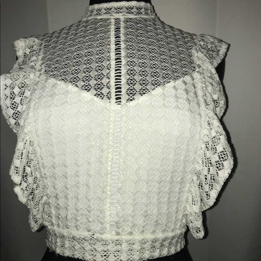 Forever 21 Lace Crop Top